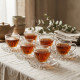 Tea Cup and Saucer Set - 6 Pcs
